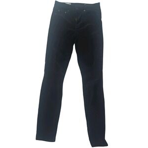 Gap Pants Womens 27 Black Corduroy True Skinny Modern Stretch Gap 1969 Casual